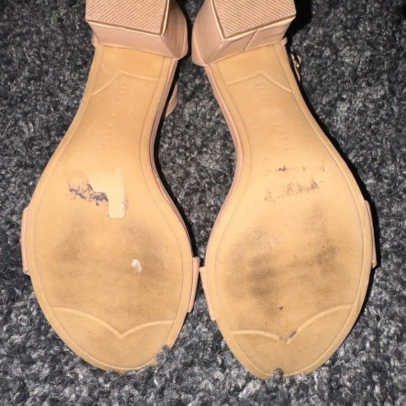 Tan Open Toe Kelly & Katie Heels with Ankle Strap - Size 6.5 - Picture 7 of 7